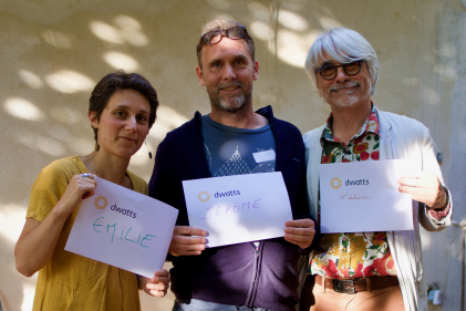 Emilie, Jérôme et Frédéric